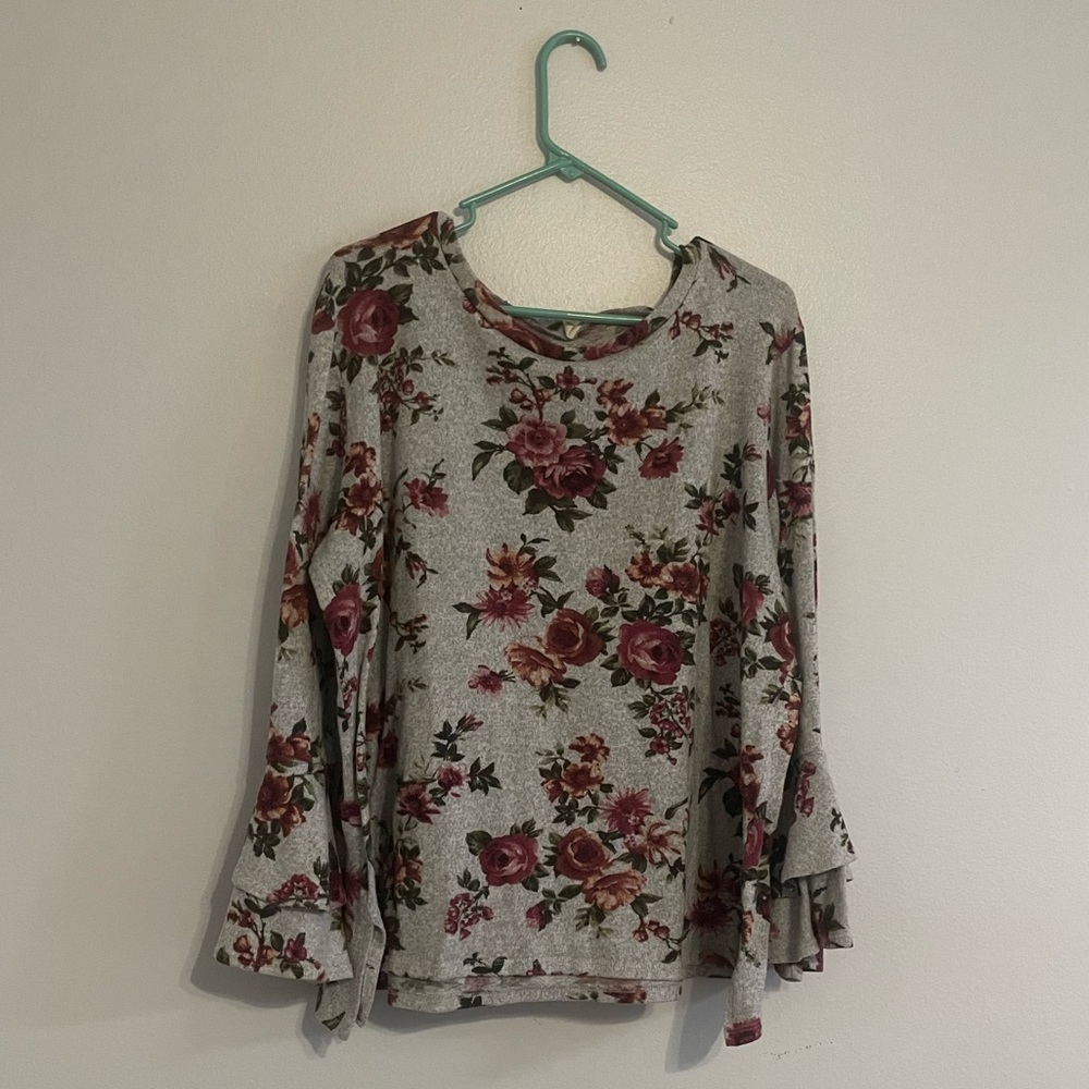 Pink Blush Maternity Sweater 3X